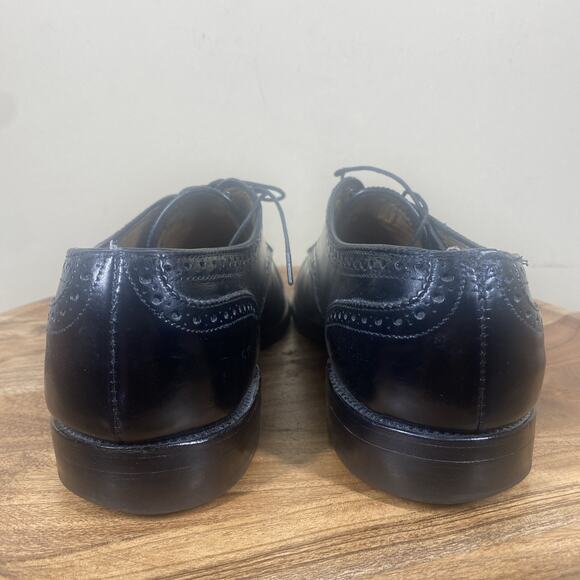 Allen Edmonds Sanford Mens Black Size 9.5 Leather Oxford‎ Cap Toe Dress Shoes main image 4